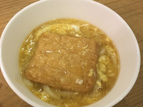 生姜の効いた、かき玉うどん